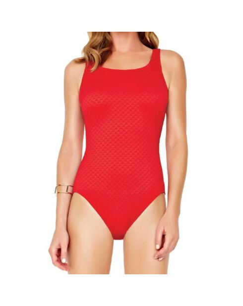 Maillot de bain 1 pièce Camille rouge