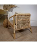 Fauteuil Manao beige - 86x67x75 cm