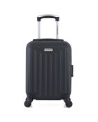 Valise Cabine XXS 4 roues simples Brooklyn 46 cm noire