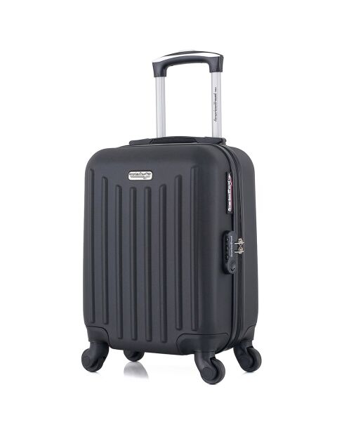 Valise Cabine XXS 4 roues simples Brooklyn 46 cm noire