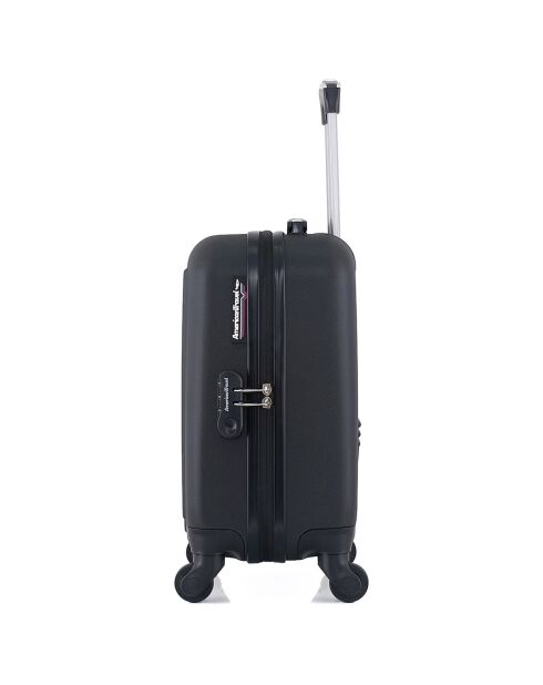Valise Cabine XXS 4 roues simples Brooklyn 46 cm noire