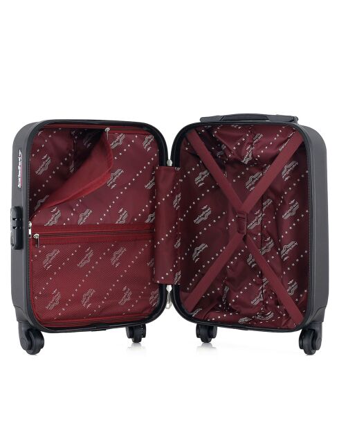 Valise Cabine XXS 4 roues simples Brooklyn 46 cm noire