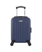 Valise Cabine XXS 4 roues simples Brooklyn 46 cm bleue