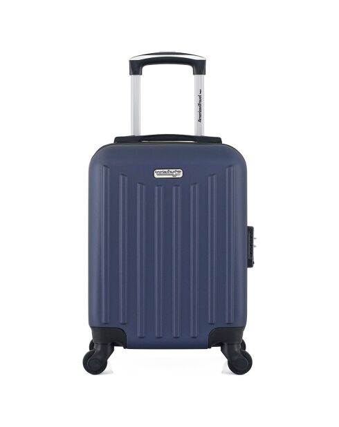 Valise Cabine XXS 4 roues simples Brooklyn 46 cm bleue