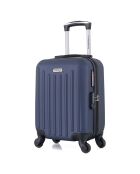 Valise Cabine XXS 4 roues simples Brooklyn 46 cm bleue