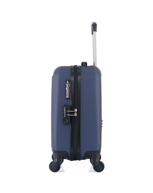 Valise Cabine XXS 4 roues simples Brooklyn 46 cm bleue