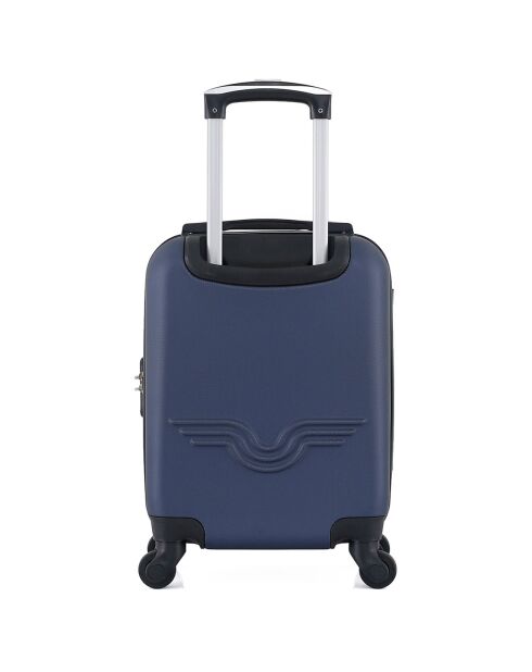 Valise Cabine XXS 4 roues simples Brooklyn 46 cm bleue