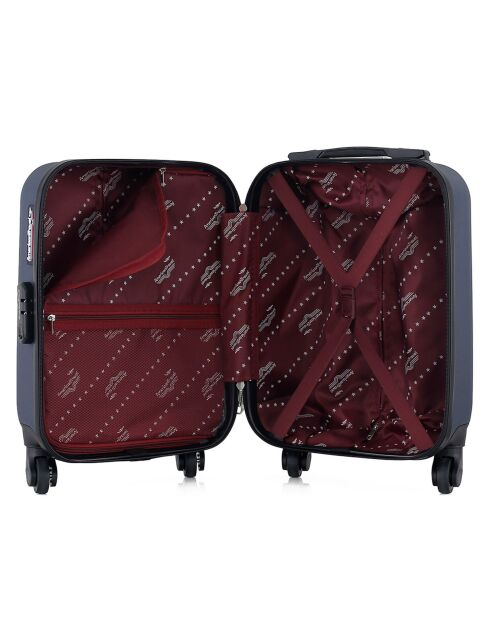 Valise Cabine XXS 4 roues simples Brooklyn 46 cm bleue