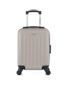 Valise Cabine XXS 4 roues simples Brooklyn 46 cm beige