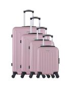 4 Brooklyn-M 75/65/55/46 cm einfache 4-Rad-Koffer Roségold