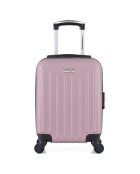 Valise Cabine XXS 4 roues simples Brooklyn 46 cm rose doré
