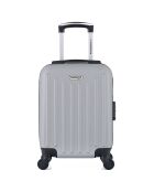 Valise Cabine XXS 4 roues simples Brooklyn 46 cm grise