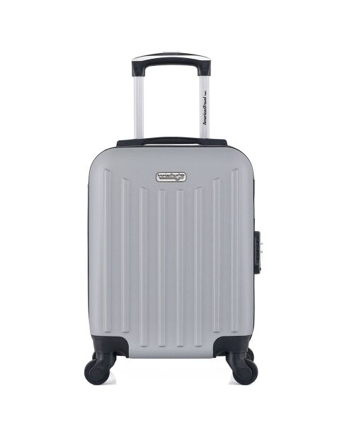 Valise Cabine XXS 4 roues simples Brooklyn 46 cm grise