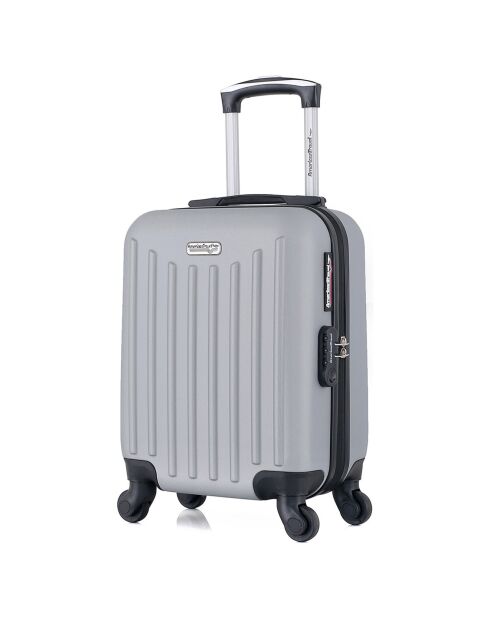 Valise Cabine XXS 4 roues simples Brooklyn 46 cm grise