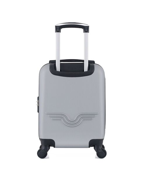 Valise Cabine XXS 4 roues simples Brooklyn 46 cm grise