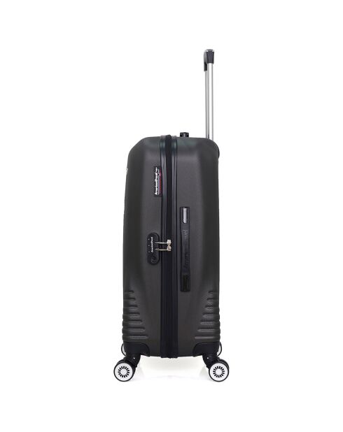 Long Stay Koffer 4 dubbele wielen Dc 75 cm donkergrijs