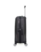 Valise Moyen Séjour 4 roues doubles Dc 65 cm gris foncé