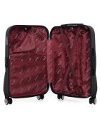 Valise Moyen Séjour 4 roues doubles Dc 65 cm gris foncé