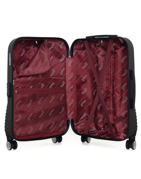 Valise Moyen Séjour 4 roues doubles Dc 65 cm gris foncé