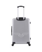 Valise Moyen Séjour 4 roues simples Detroit 65 cm grise