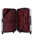 Valise Moyen Séjour 4 roues simples Detroit 65 cm grise