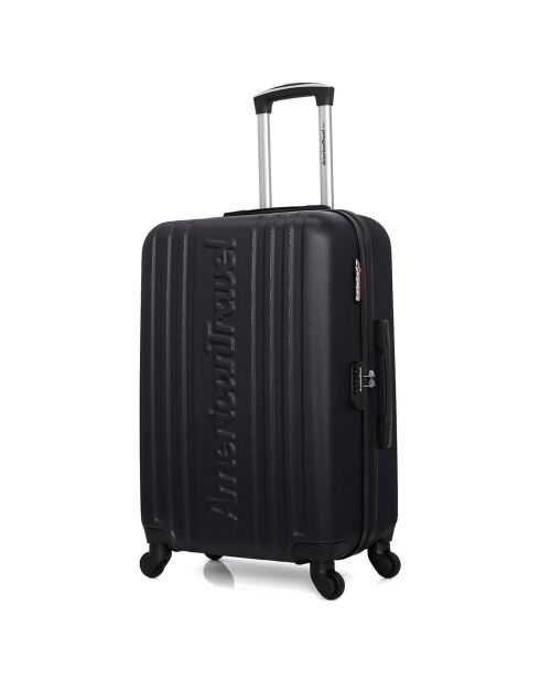 Valise Moyen Séjour 4 roues simples Springfield 65 cm noire