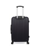 Valise Moyen Séjour 4 roues simples Springfield 65 cm noire