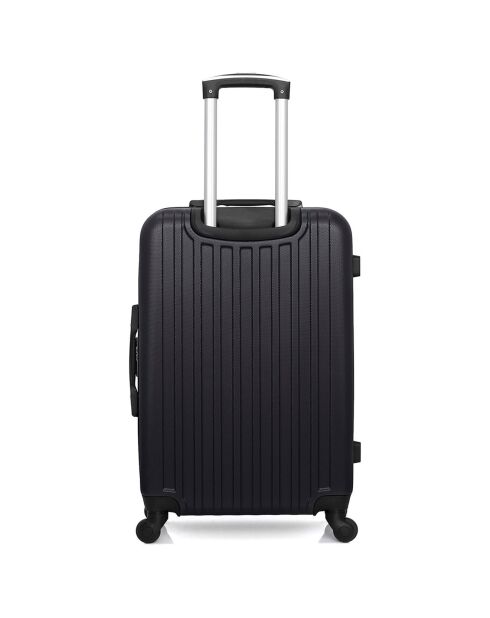 Valise Moyen Séjour 4 roues simples Springfield 65 cm noire