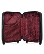 Valise Moyen Séjour 4 roues simples Springfield 65 cm noire