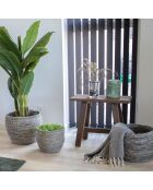 Banc en teck Barcelona naturel - 50x25x45 cm