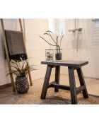 Banc en teck Barcelona naturel - 50x25x45 cm