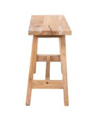 Banc en teck Barcelona naturel - 90x25x45 cm