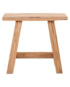 Banc en teck Barcelona naturel - 50x25x45 cm