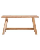 Banc en teck Barcelona naturel - 90x25x45 cm