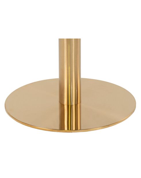 Esstisch aus weißem Bozener Marmor - D.110x75cm