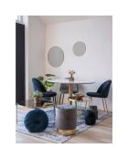 Esstisch aus weißem Bozener Marmor - D.110x75cm