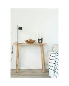 Konsolentisch Girona aus natürlichem Teakholz - 90x40x80 cm