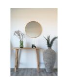 Konsolentisch Girona aus natürlichem Teakholz - 90x40x80 cm