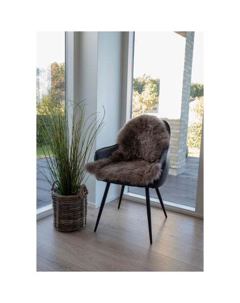 Hellbraunes echtes Lammfell - 50x85x5 cm