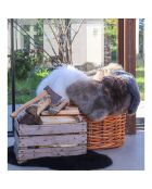 Vera pelle di pecora marrone chiaro - 50x85x5 cm