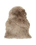 Hellbraunes künstliches Lammfell +- 50x85x6,5 cm