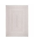 Tapis en plastique 100% recyclé Menorca sable - 140x200 cm