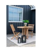 Tapis en plastique 100% recyclé Menorca sable - 140x200 cm