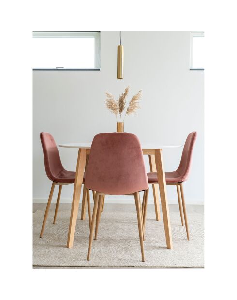 Tapis en plastique 100% recyclé Menorca sable - 140x200 cm