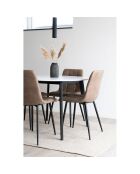 Tapis en plastique 100% recyclé Menorca sable - 140x200 cm