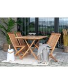 Tapis en plastique 100% recyclé Menorca sable - 140x200 cm