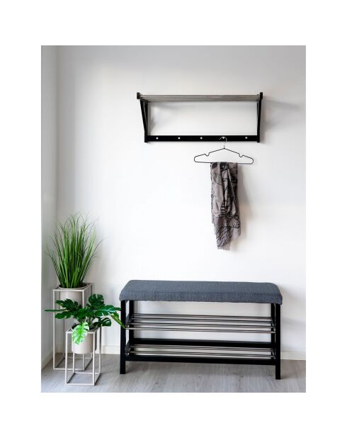 2 stalen bloempotten van Marla beige/grijs