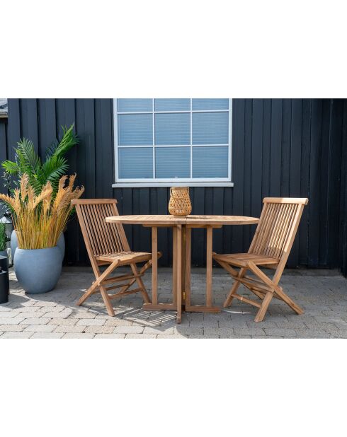 Huelva teakhouten buitentafel - 120x60x75 cm