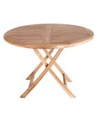 Esstisch aus Teakholz Oviedo Teak - D.100x75 cm