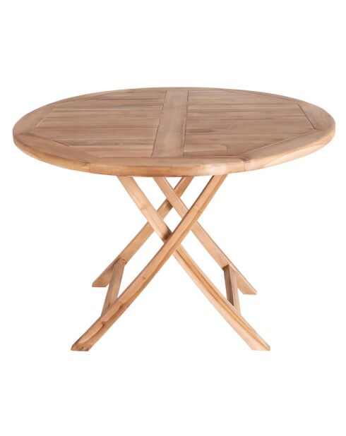 Esstisch aus Teakholz Oviedo Teak - D.100x75 cm